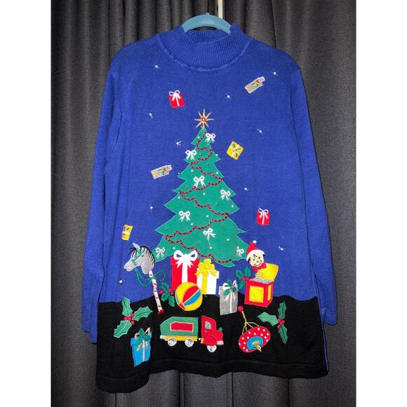 Ugly Christmas Sweater Xmas Size XL - Picture 1 of 3